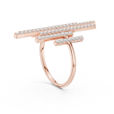 Modern Skyline Bar Ring
